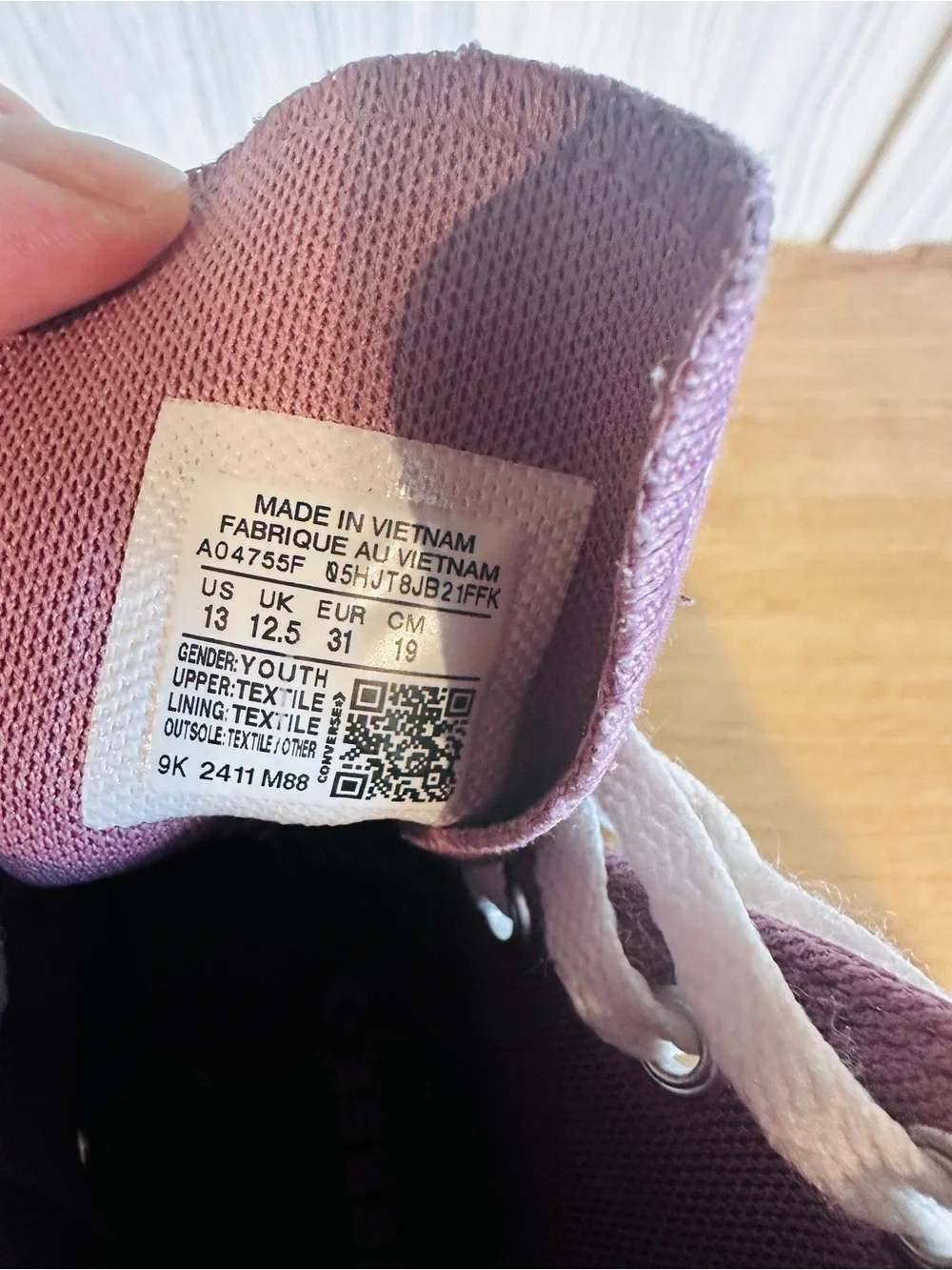 Converse Kids Pink High-Top Canvas Sneakers